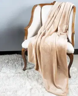Ozdobné prikrývky Deka Laguna JDML003 200x220 cm béžová 4