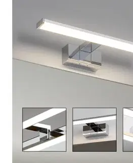 Kúpeľňové zrkadlá BRILAGI - LED kúpeľňové osvetlenie zrkadla VESTRA LED/8W/230V 40 cm IP44 chróm FG-M1-C02-400-CHR