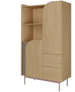 Regály Regál Carmen 4 Dub Jar/Toffi