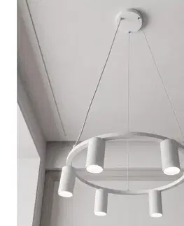 Svietidlá BRILAGI - Luster na lanku SELE 6xGU10/30W/230V biela WO-SELEP-C02-WHT-OEM