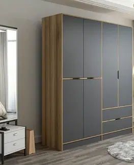 Šatňové skrine Šatníková skriňa Elina - 7199