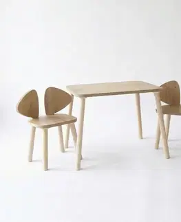 Jedálenské sety DONALD detský jedálenský set, hnedá