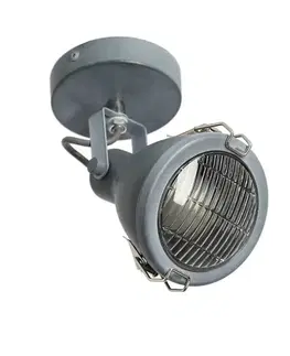 Nástenné svetlá Nástenná lampa Crodo E14 sivá