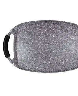 Pekáče, plechy BLAUMANN - Pláto grilovacie 47cm Gray Stone Touch