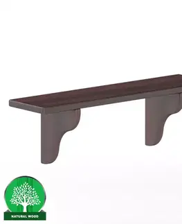 Kancelárske police Polička borovica PK121-80x25x20 orech