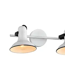 Svietidlá Prezent  - Nástenné bodové svietidlo ANDORA 2xE14/40W/230V biela 