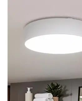 Svietidlá BRILAGI - Kúpeľňové stropné svietidlo POOL 4xE27/15W/230V pr. 50 cm IP54 biela FG-R500-E27-WHT