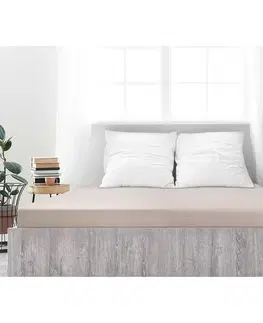 Plachty 4Home jersey prestieradlo Ideál kávová, 200 x 200 cm
