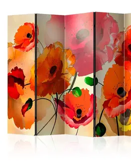 Paravány Paraván Velvet Poppies Dekorhome