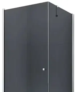Sprchovacie kúty MEXEN/S - PRETORIA sprchovací kút 90x80, grafit, chróm 852-090-080-01-40
