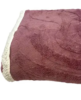 Deky Deka luxury baranková z mikroplyšu staroružová 200x230cm TiaHome