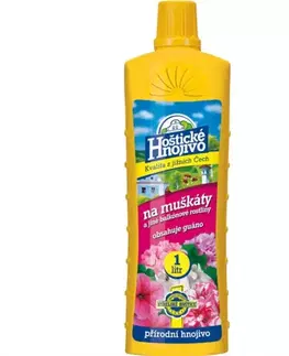 Záhrada Hoštické hnojivo - Hnojivo na muškáty 1 l