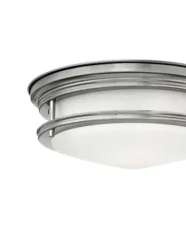 Záhradné lampy Elstead Quintiesse QN-HADRIAN-FS-AN-OPAL Vonkajšie stojacie svietidlo HADRIAN 2xE27/40W/230V IP44 chróm QN-HADRIAN-FS-AN-OPAL