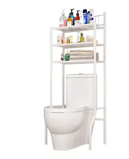 Kúpeľňové regály Regál nad WC REMIN Tempo Kondela