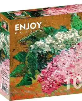 1000 dielikov Enjoy Puzzle Vincent van Gogh: Zátišie s orgovánmi