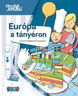Kúzelné čítanie Bonsai Tolki Hangos könyv - Európa a tányéron