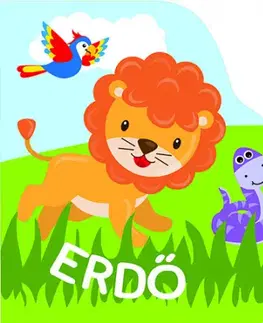 Leporelá, krabičky, puzzle knihy Állati pancsolókönyv - Erdő