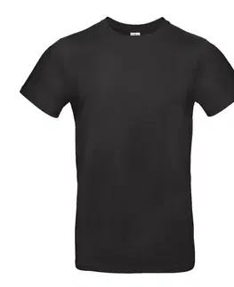 Pánske tričká B&C Tričko B&C - čierne XS