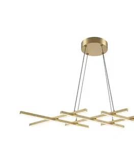 Svietidlá Maytoni MOD244PL-L50BSK - Závesný LED luster HALO LED/40W/230V zlatý MOD244PL-L50BSK