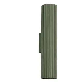 Svietidlá  SL.1615 - Nástenné svietidlo KARBON 2xGU10/10W/230V zelená SL.1615
