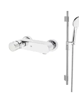 Kúpeľňové batérie Sprchová baterie SAT Fusion se sprchovým setem 150 mm chrom SATBSFU268BSSET SATBSFU268BSSET
