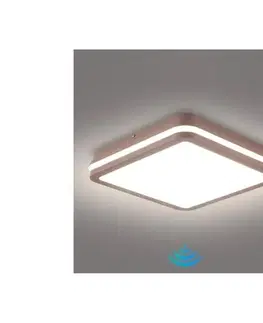 LED osvetlenie BRILAGI-LED Vonkajšie svietidlo so senzorom BENE LED/24W/230V 26x26 cm hnedé IP54 BRI738