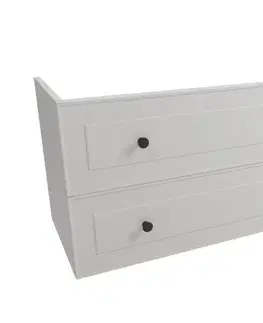 Kúpeľňový nábytok Kúpeľňová skrinka pod umývadlo Naturel Forli 120x53x46 cm biela FORLI120BI FORLI120BI