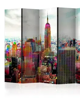 Paravány Paraván Colors of New York City Dekorhome