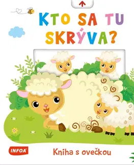 Leporelá, krabičky, puzzle knihy Kto sa tu skrýva? Kniha s ovečkou