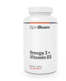 Omega-3 GymBeam Omega 3 + Vitamin D3