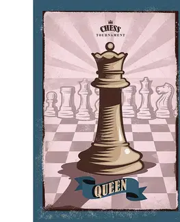 Obrazy Plátno maľba Vintage Chess II