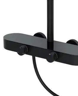 Kúpeľňové batérie REA REA - Sprchový set Creo Black REA-P0360