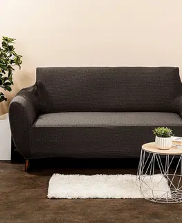 Prehozy 4Home Multielastický poťah na dvojkreslo Comfort Plus hnedá, 140 - 180 cm, 140 - 180 cm