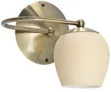 Nástenné svetlá Nástenná lampa Serano patina 1x60W E27 krémové tienidlo