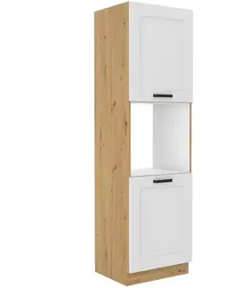 Kuchynské skrinky stojace Kuchynská skrinka LUNA biela mat/artisan 60dp-210 2f