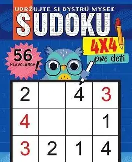 Krížovky, hádanky, hlavolamy Sudoku 4x4