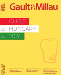 Sprievodcovia, mapy - ostatné Gault & Millau Guide Hungary 2026