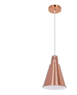 Svietidlá  KL 6239 - Luster na lanku SHADE 1xE27/15W/230V medená KL 6239