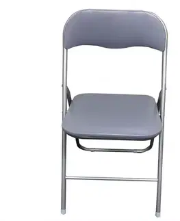 Plastové stoličky Skladacia stolička Dr-9-758 Luis 8268 Grey Šedá