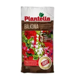 Grily Kinekus Substrát pre balkónové a izbové rastliny s guánom, 20L, BALKONIA