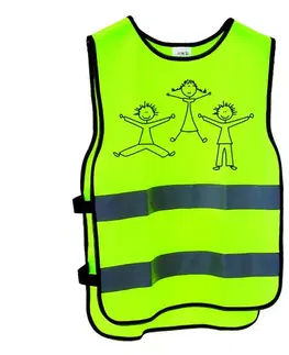 Reflexné pásky a klipy Detská reflexná vesta M-Wave Vest Illu Kids