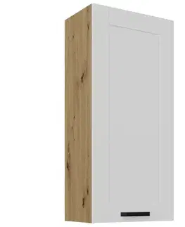 Kuchynské skrinky visiace Skrinka do kuchyne Luna biely matná/artisan 50G-108 1F