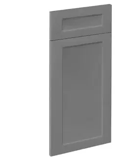Kuchynské skrinky Čelo skrinky Luxeo F15-D40S1-AX rám dark grey