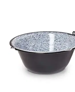 Outdoorové kotlíky Kinekus Kotol na guľáš 40L, priemer 57,5cm, závesný, smaltovaný