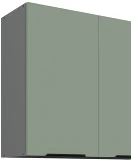 Kuchynské skrinky visiace Kuchynská skrinka Aria-Sa/Ant Anti Fingerprint 80g-72 2f