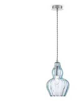 Svietidlá Maytoni MOD238-PL-01-BL - Luster na lanku EUSTOMA 1xE14/40W/230V modrá MOD238-PL-01-BL