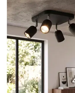 Svietidlá  LED bodové svietidlo TOP 4xGU10/10W/230V čierne 4418