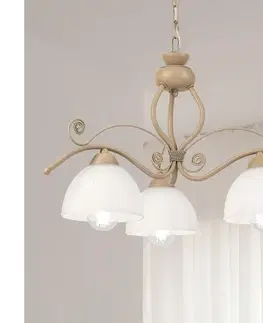 Svietidlá BRILAGI - Luster na reťazi ANTICO MODERN 3xE27/60W/230V béžová 8590828037910