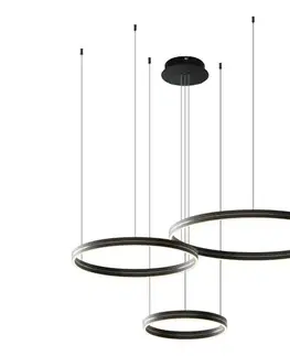 Svietidlá  LED Luster na lanku GRAVITY LED/108W/230V čierna ML1185