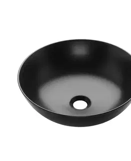 Umývadlá INVENA - Umývadlo na dosku TINOS TREND, 39,5 cm, čierna CE-43-005-C